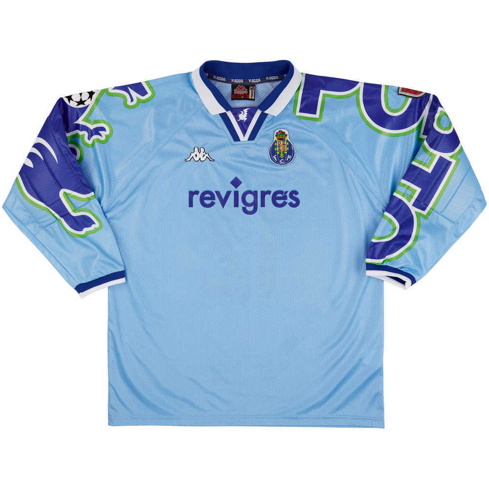 1997-98 Porto Match Issue Champions League GK Shirt Eriksson #12