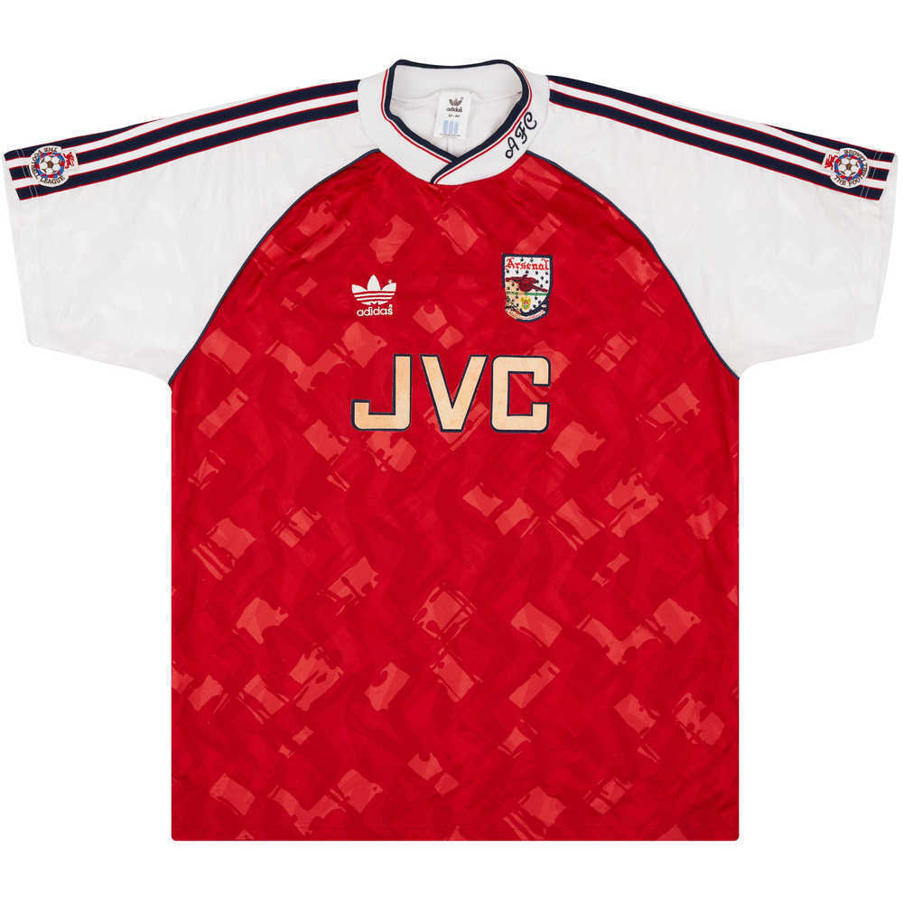 1990-91 Arsenal Match Issue Home Shirt #3