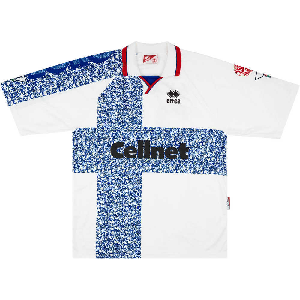 1996-97 Middlesbrough Match Issue Away Shirt Morris #26