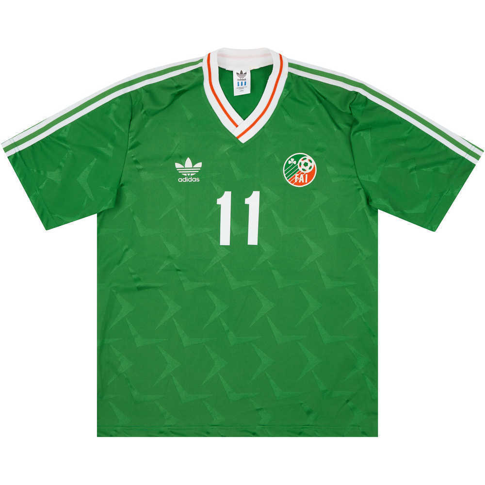 1992 Ireland Match Issue US Cup Home Shirt #11 (Sheedy)