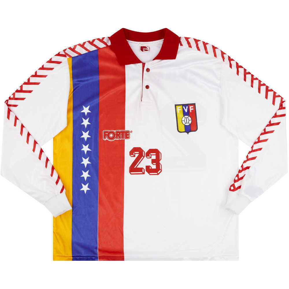 1993 Venezuela Match Issue Copa América Away L/S Shirt #23