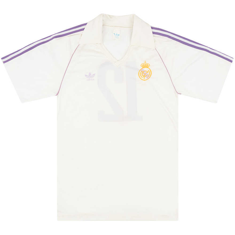 1982-83 Real Madrid Castilla Match Worn Home Shirt #12