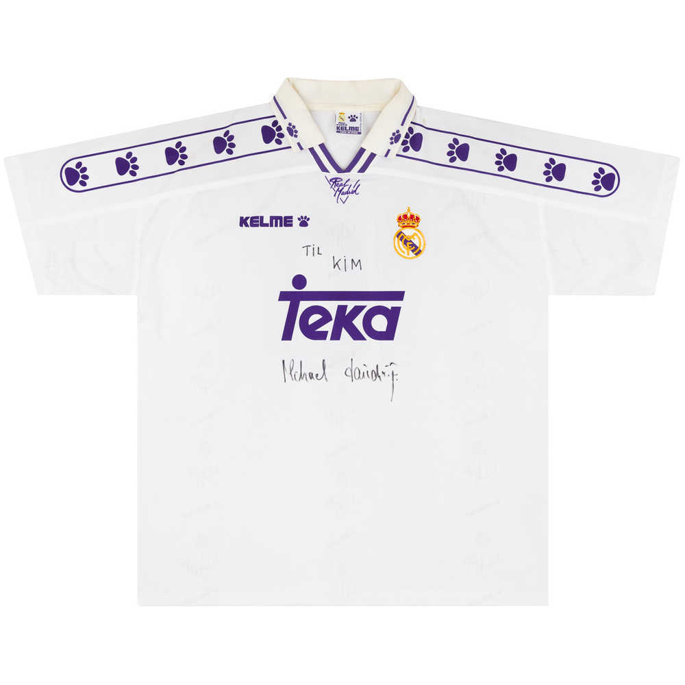 1994-95 Real Madrid Match Issue Signed Home Shirt #10 (Laudrup)