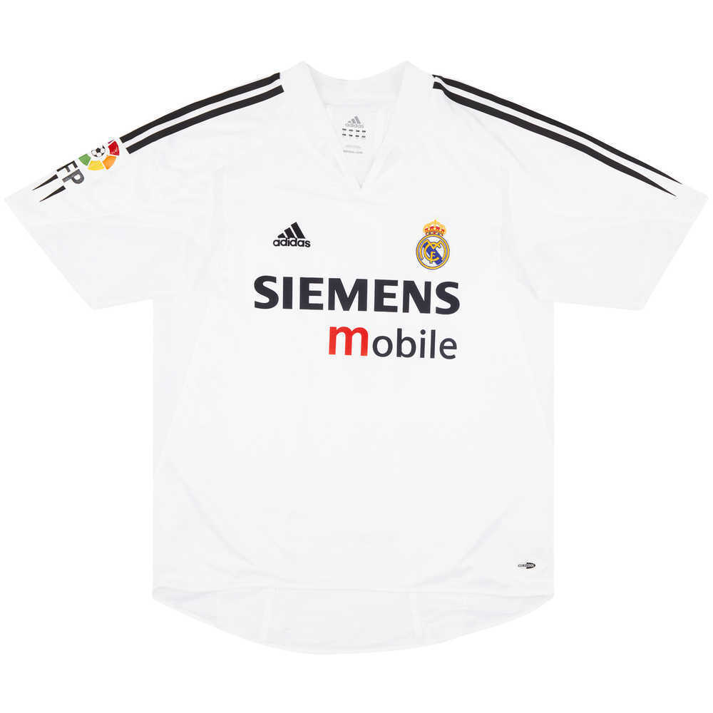 2004-05 Real Madrid Match Issue Home Shirt Solari #21 (v Levante)