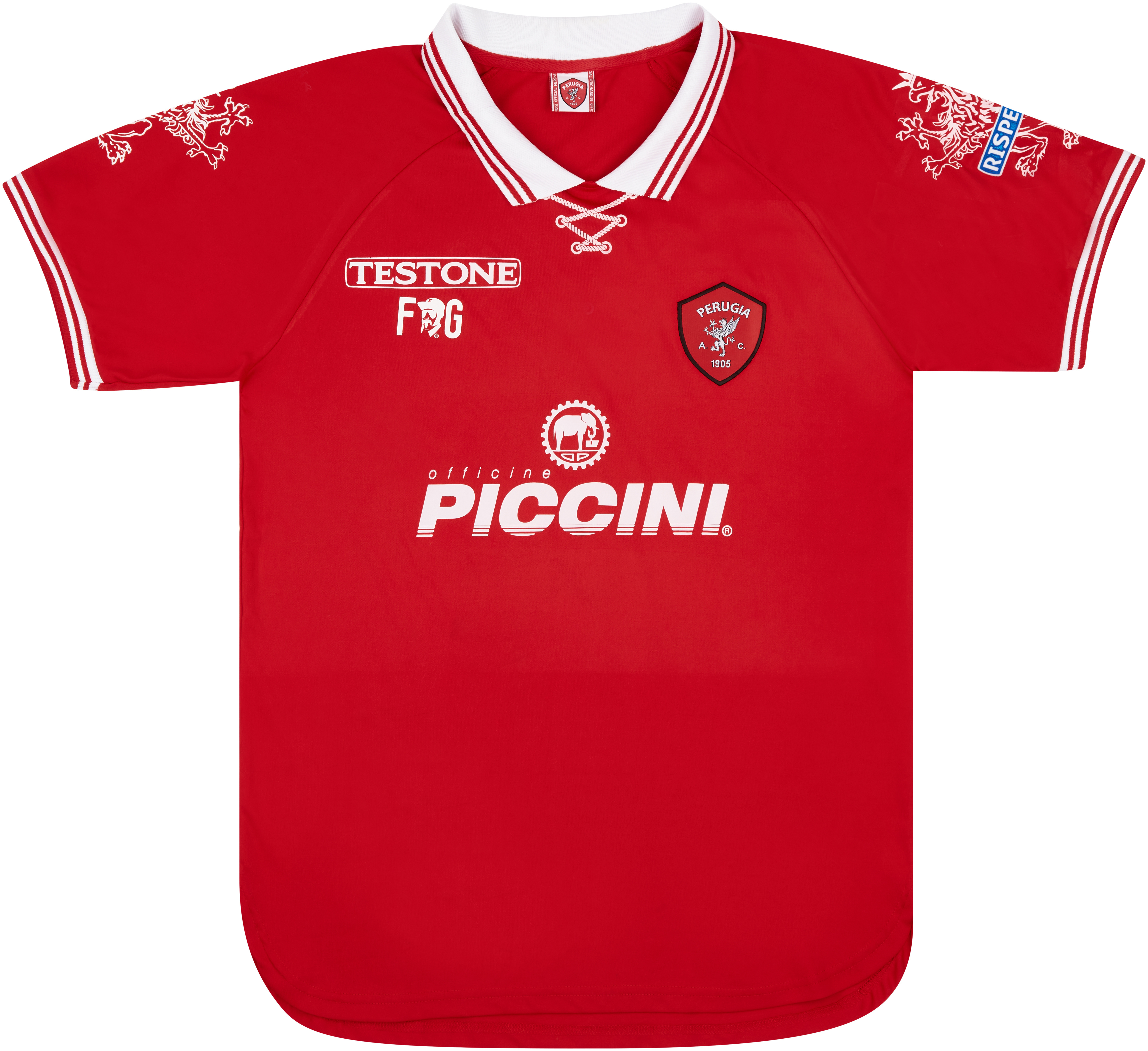 2014-15 Perugia Match Issue Home Shirt Falcinelli #9