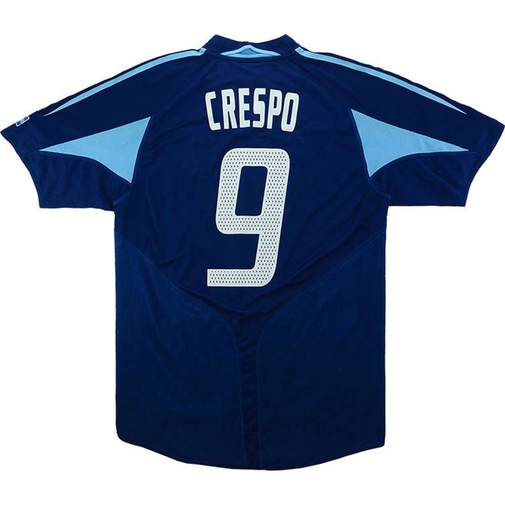2004-05 Argentina Away Shirt Crespo #9 (Excellent) L/XL