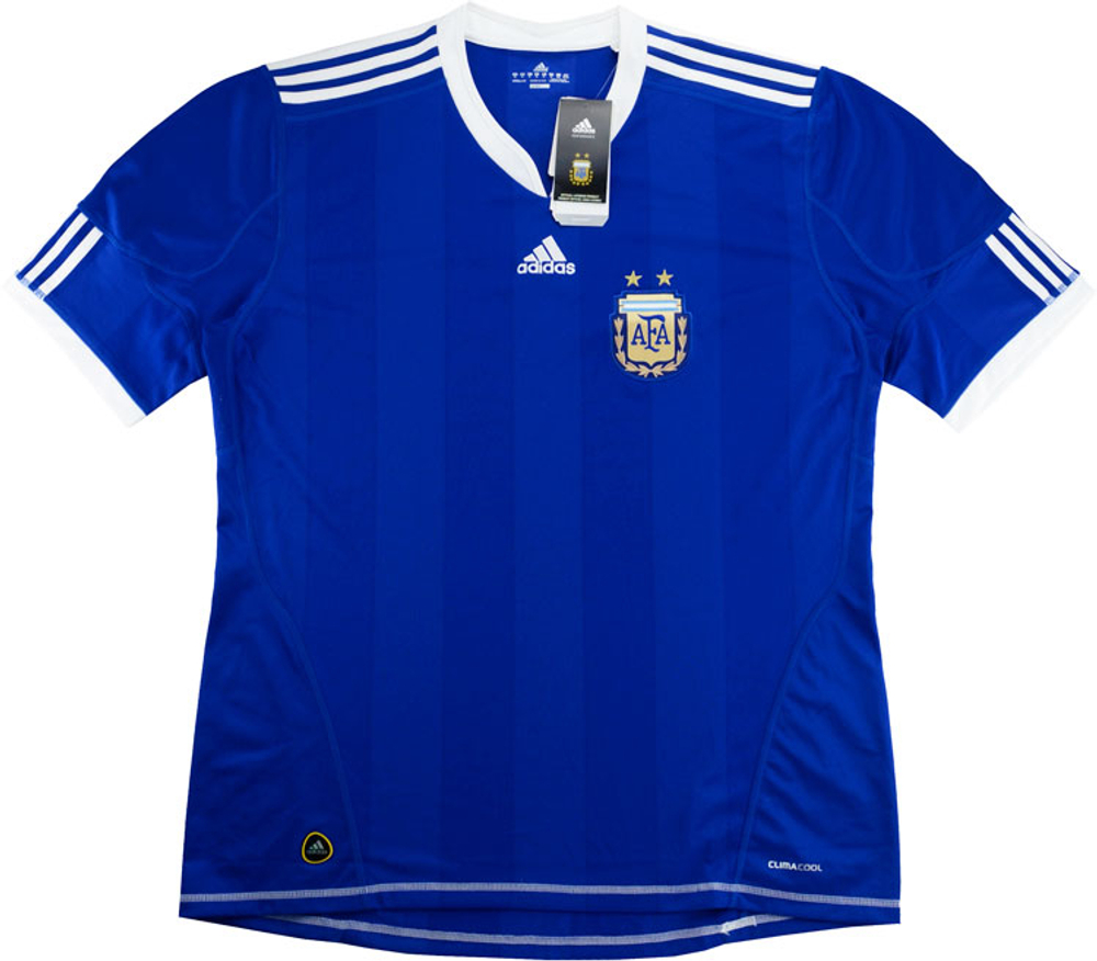 2010-11 Argentina Away Shirt *w/Tags* XL-Argentina South Africa 2010