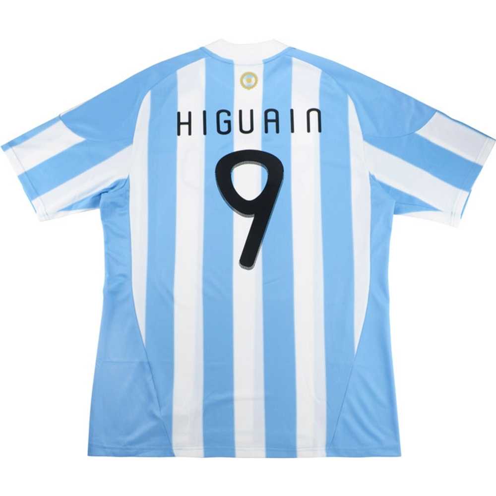 2010-11 Argentina Home Shirt Higuain #9 (Excellent) S