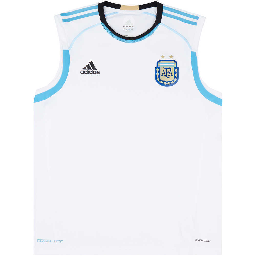 2010-11 Argentina Player Issue Training Vest (Excellent) XXL
