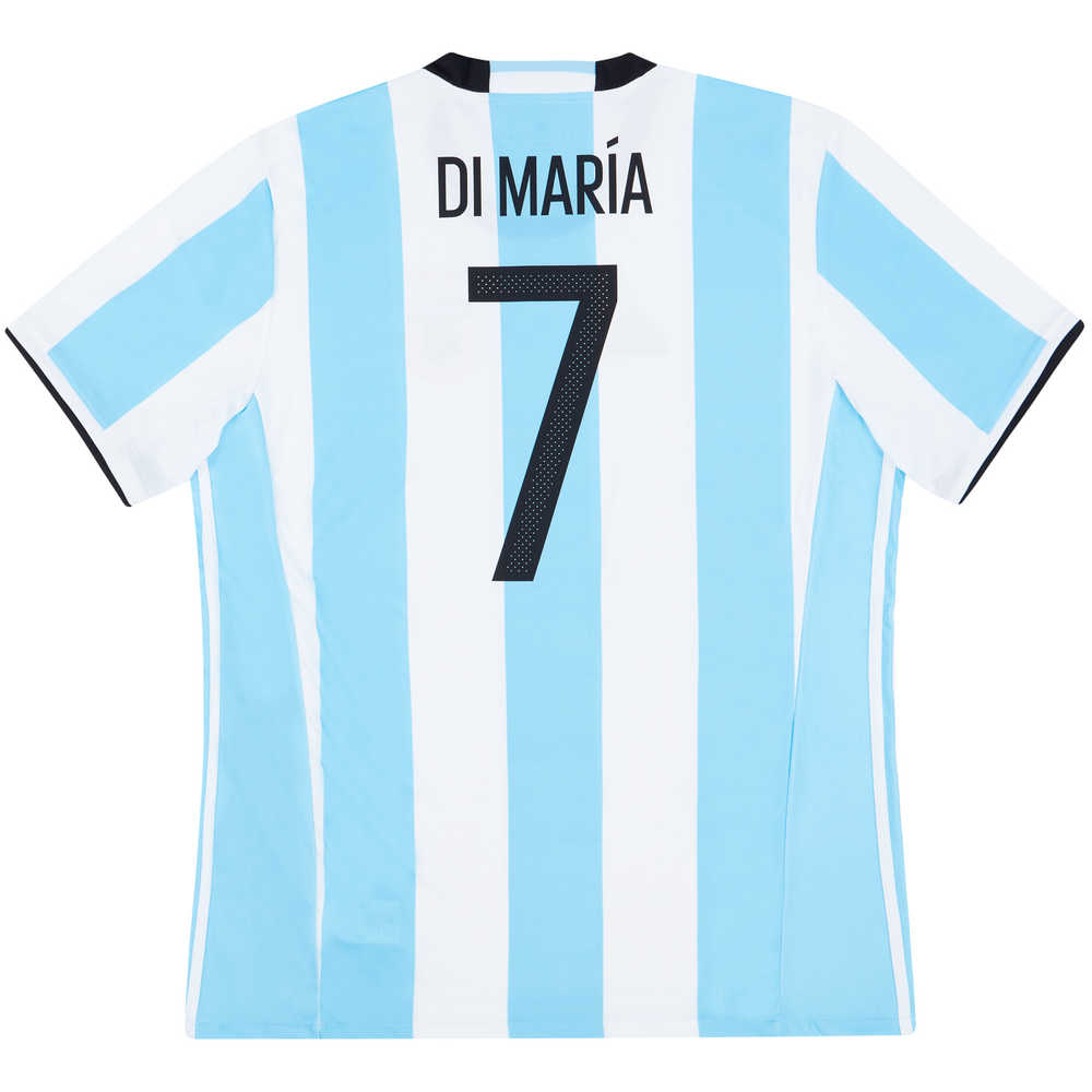 2016-17 Argentina Home Shirt Di María #7 *w/Tags* XL