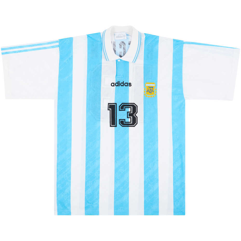 1995 Argentina Match Issue Confederations Cup Home Shirt Rotchen #13 (v Denmark)