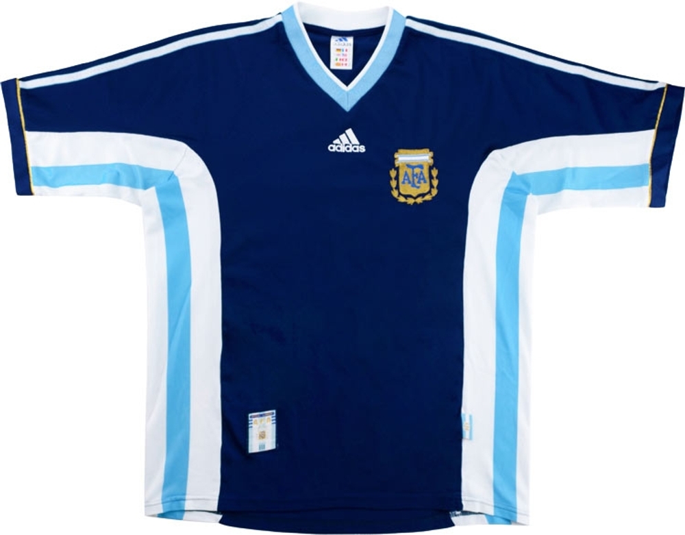 1998-99 Argentina Away Shirt (Good) L-Argentina France 1998 New In Classic New Products