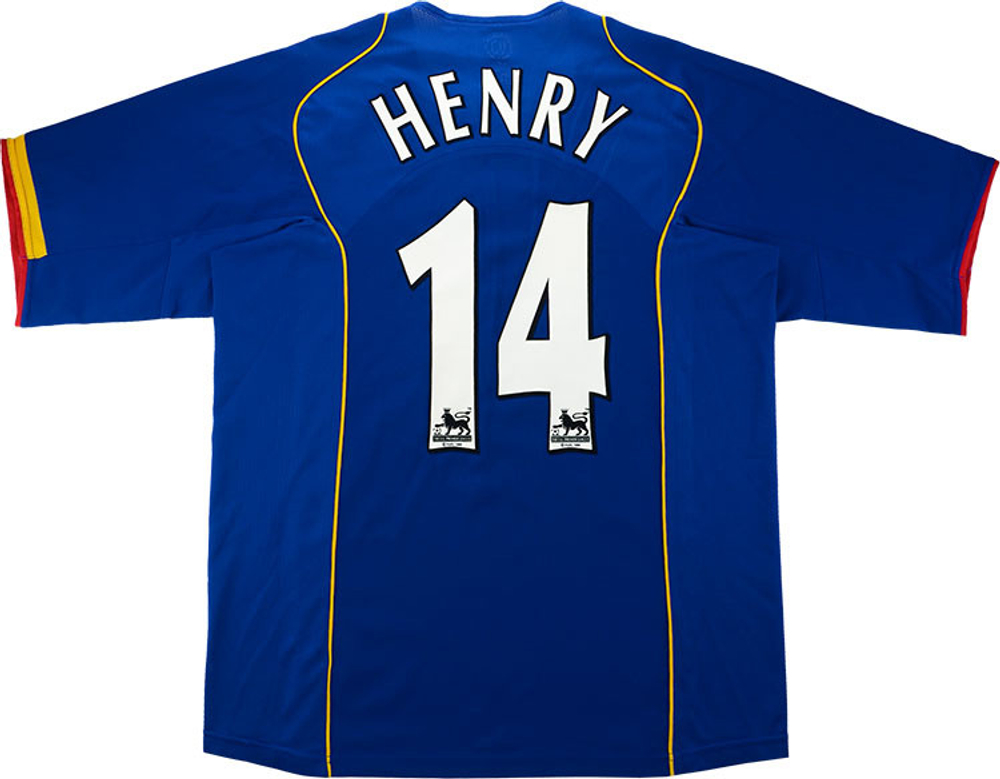 2004-06 Arsenal Away Shirt Henry #14 (Excellent) XXL
