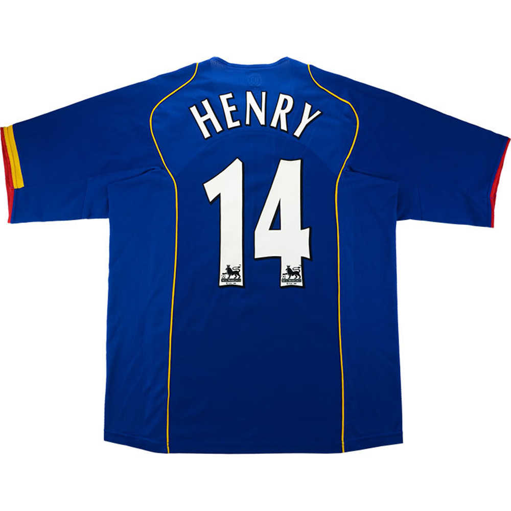 2004-06 Arsenal Away Shirt Henry #14 (Excellent) S
