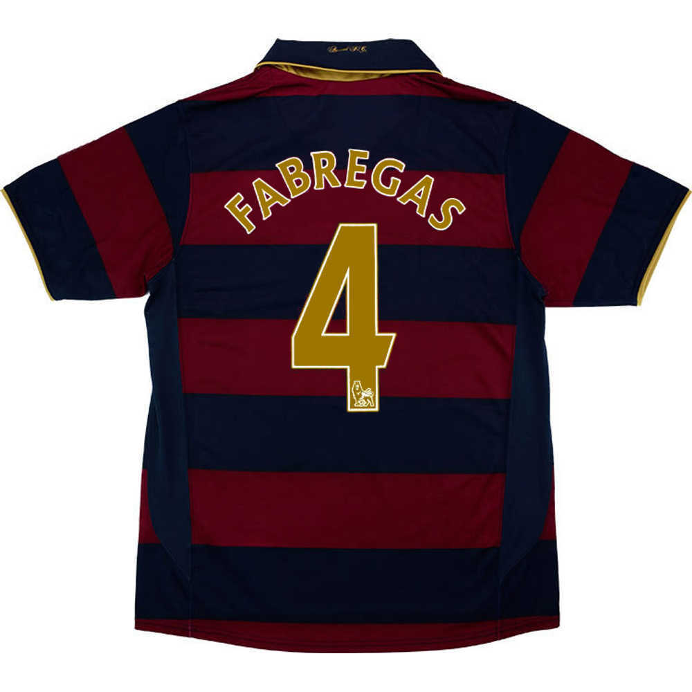 2007-08 Arsenal Third Shirt Fabregas #4 (Excellent) L
