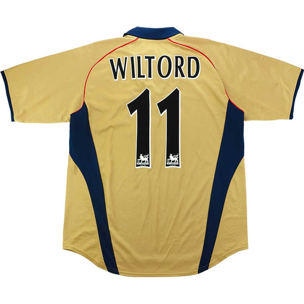 2001-02 Arsenal Away Shirt Wiltord #11 (Excellent) XL