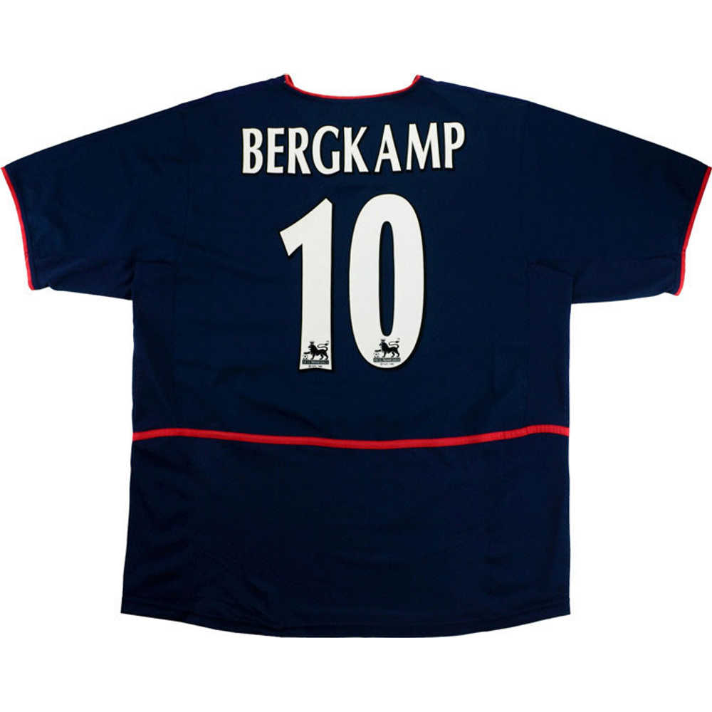 2002-04 Arsenal Away Shirt Bergkamp #10 (Excellent) XXL