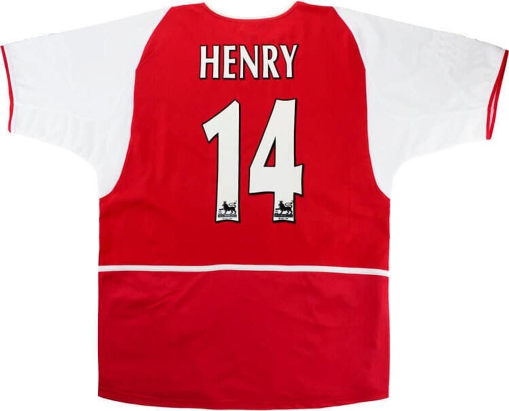 2002-04 Arsenal Home Shirt Henry #14 (Excellent) XXL