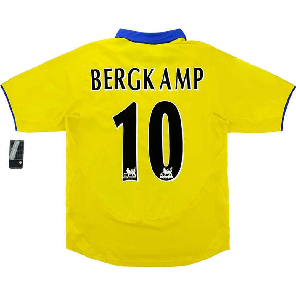 2003-05 Arsenal Away Shirt Bergkamp #10 *w/Tags* XL