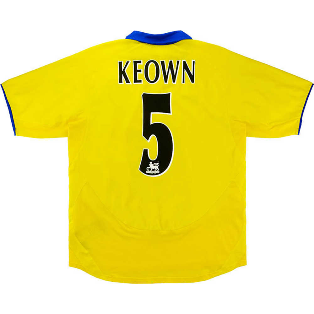 2003-05 Arsenal Away Shirt Keown #5 (Excellent) XL