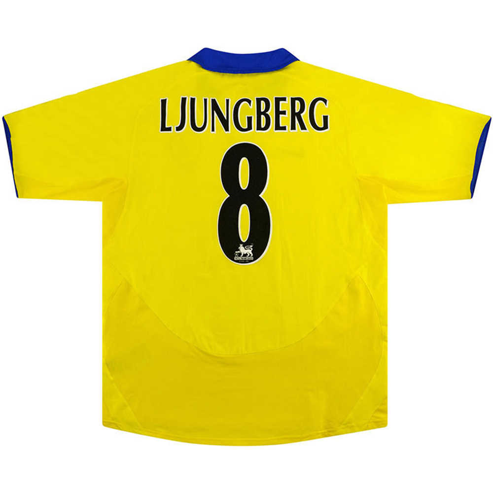 2003-05 Arsenal Away Shirt Ljungberg #8 (Very Good) XL