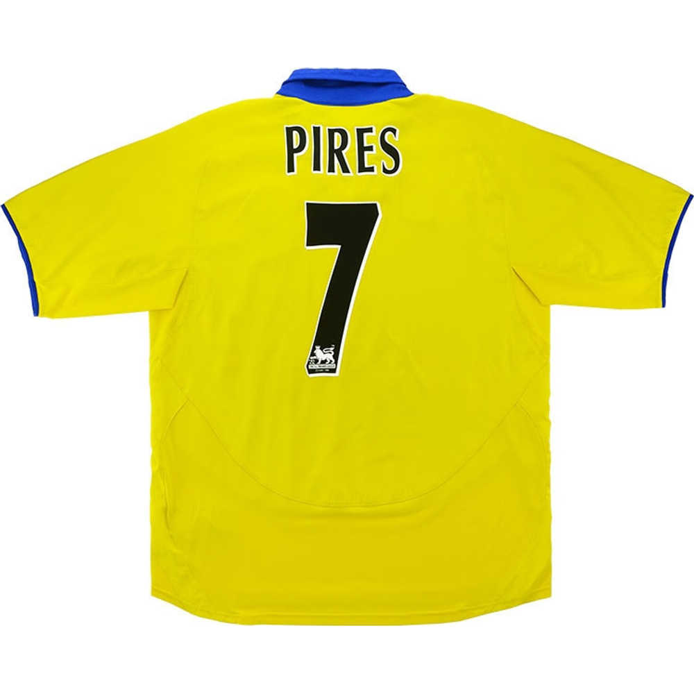 2003-05 Arsenal Away Shirt Pires #7 (Very Good) S
