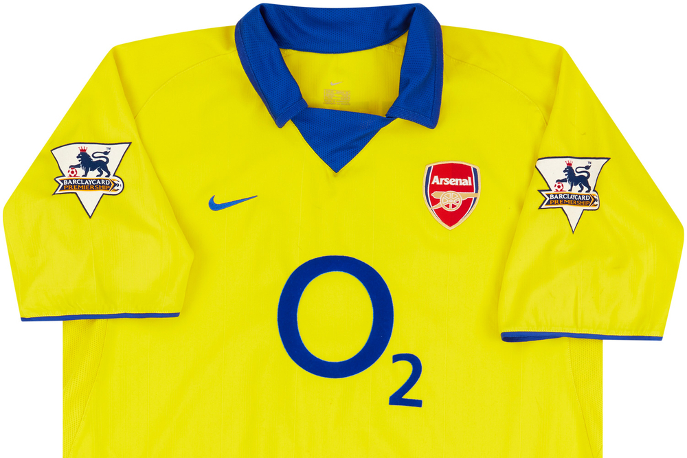 2003-05 Arsenal Away Shirt Wiltord #11 (Very Good) XL