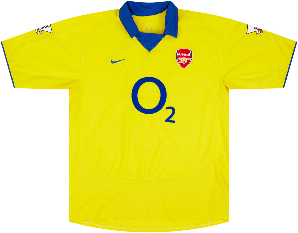 2003-05 Arsenal Away Shirt Wiltord #11 (Very Good) XL