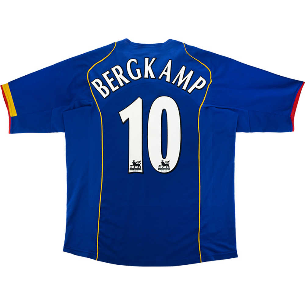 2004-06 Arsenal Away Shirt Bergkamp #10 (Excellent) XL