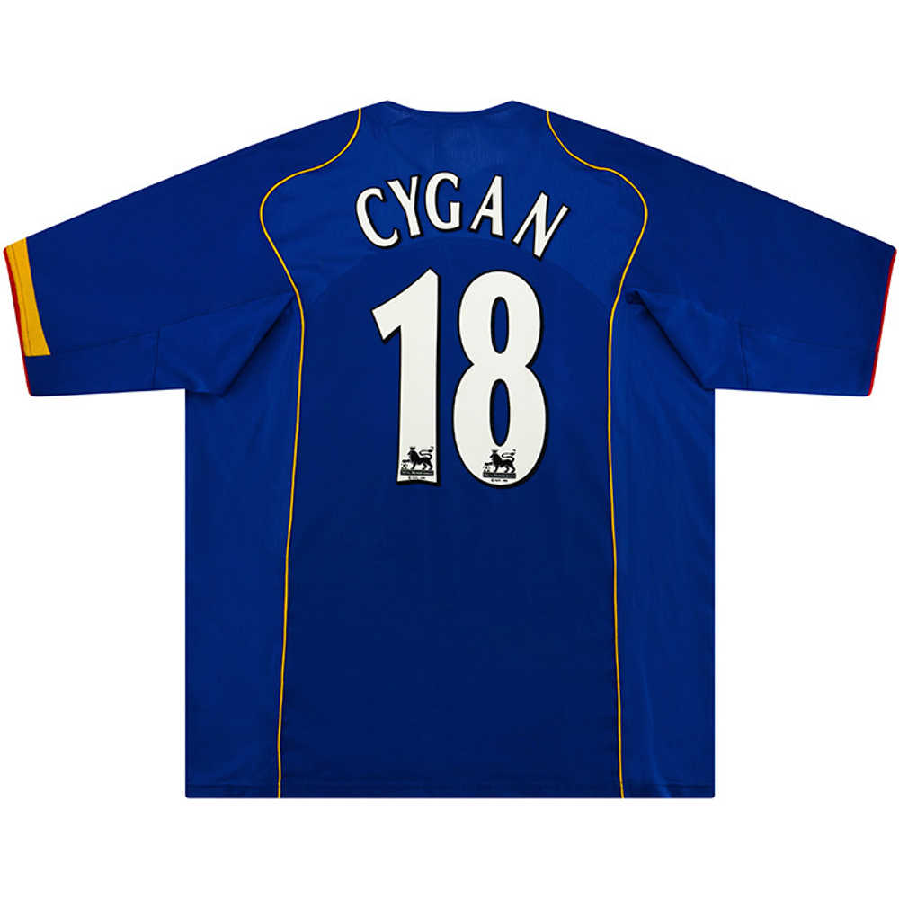 2004-06 Arsenal Away Shirt Cygan #18 (Excellent) XL