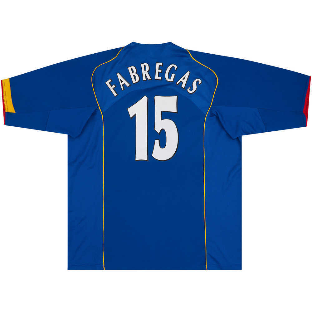 2004-06 Arsenal Away Shirt Fabregas #15 (Very Good) M