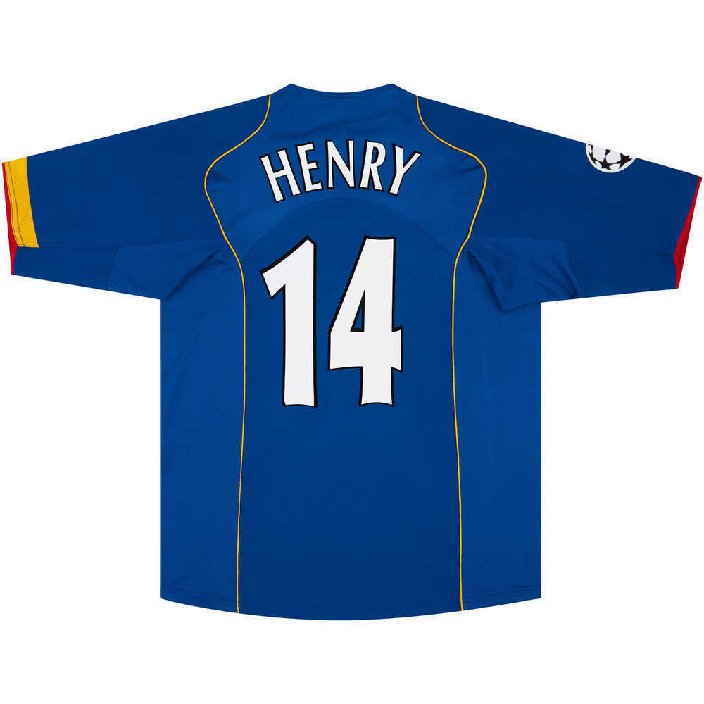2004-05 Arsenal European Away Shirt Henry #14 (Excellent) L