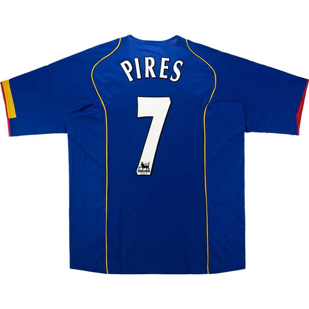 2004-06 Arsenal Away Shirt Pires #7 (Excellent) S