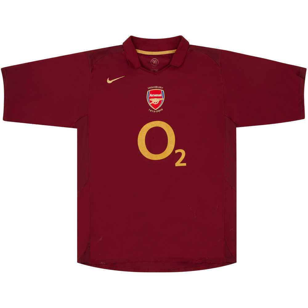2005-06 Arsenal Home Shirt (Good) XL