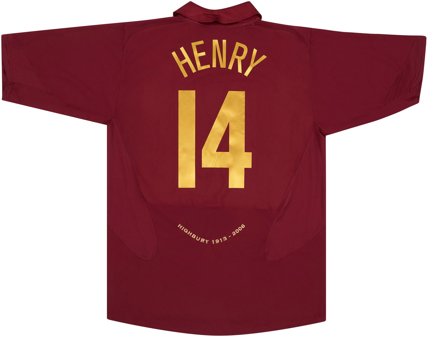 2005-06 Arsenal Home Shirt Henry #14 (Excellent) M