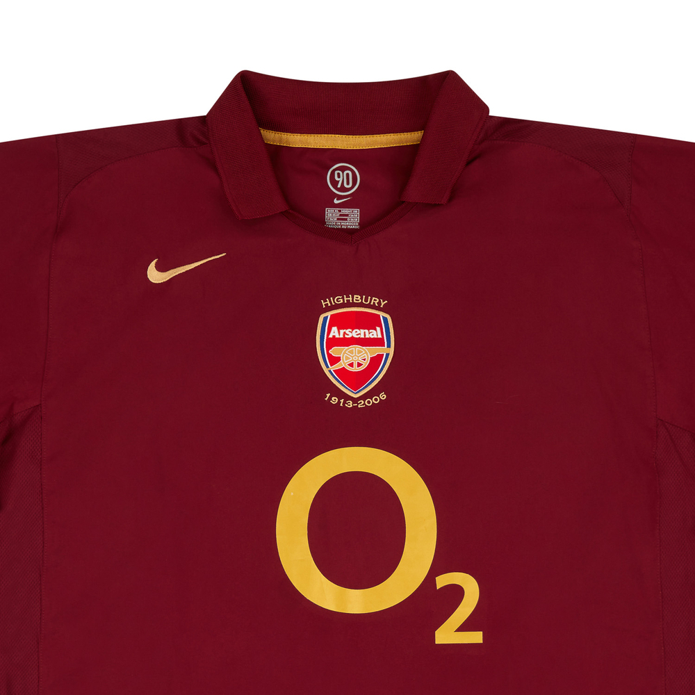 2005-06 Arsenal Home L/S Shirt  v.Persie #11 (Very Good) XL