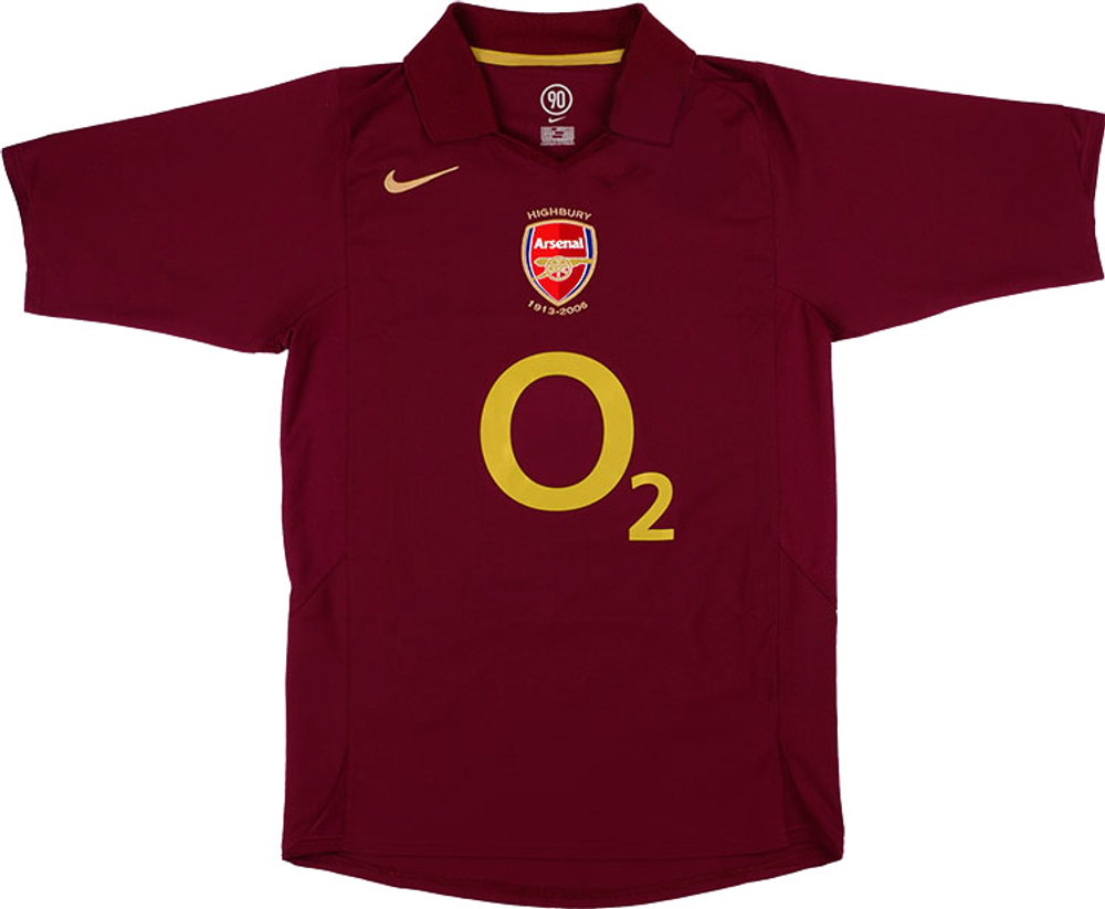 2005-06 Arsenal Home Shirt (Good) S