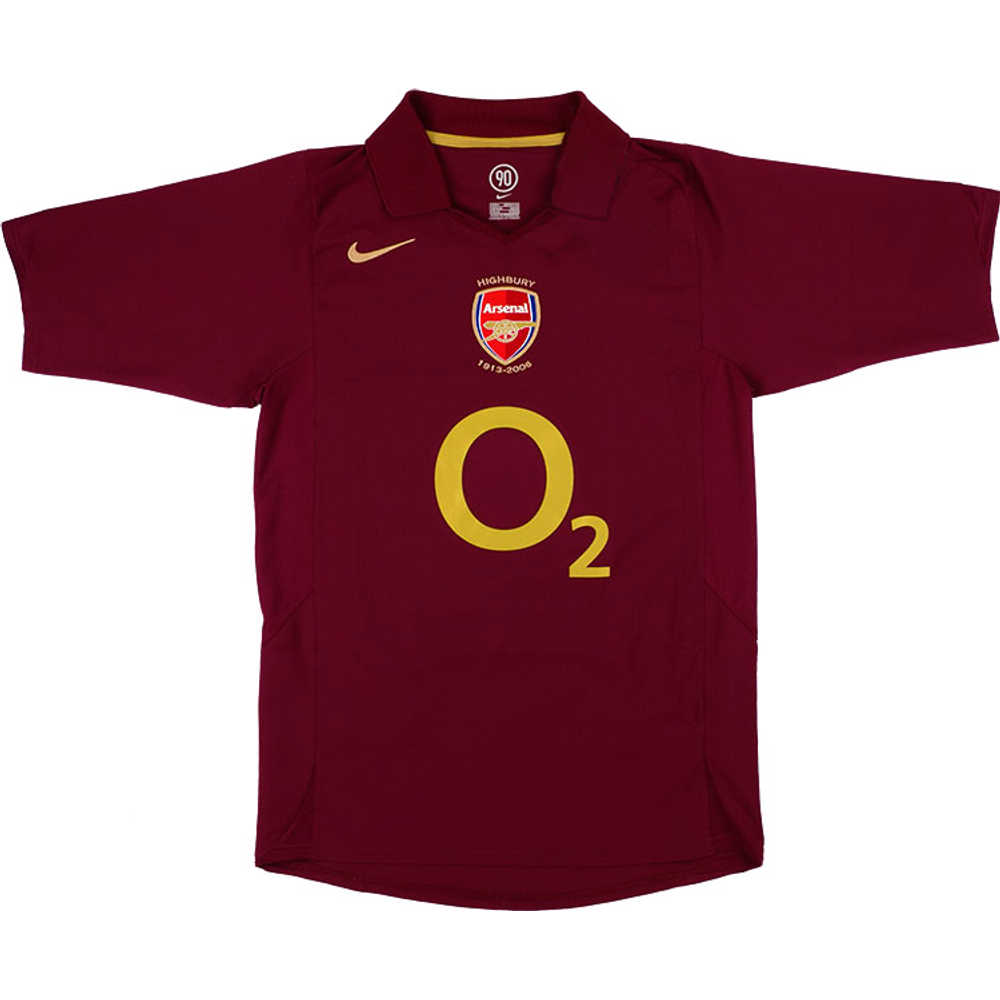 2005-06 Arsenal Home Shirt (Excellent) M