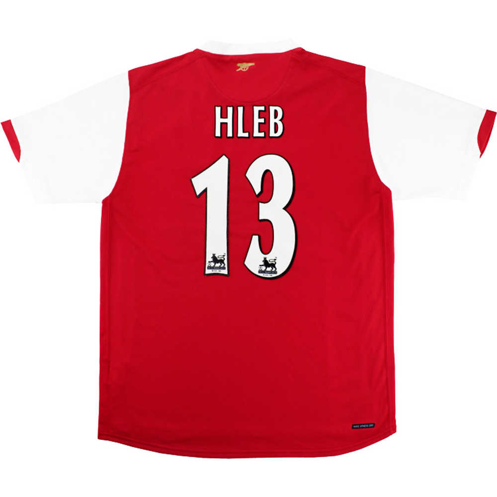 2006-07 Arsenal Home Shirt Hleb #13 (Excellent) S