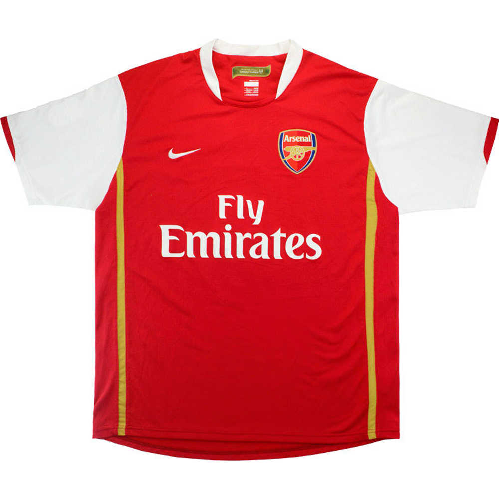 2006-08 Arsenal Home Shirt (Excellent) XL.Boys
