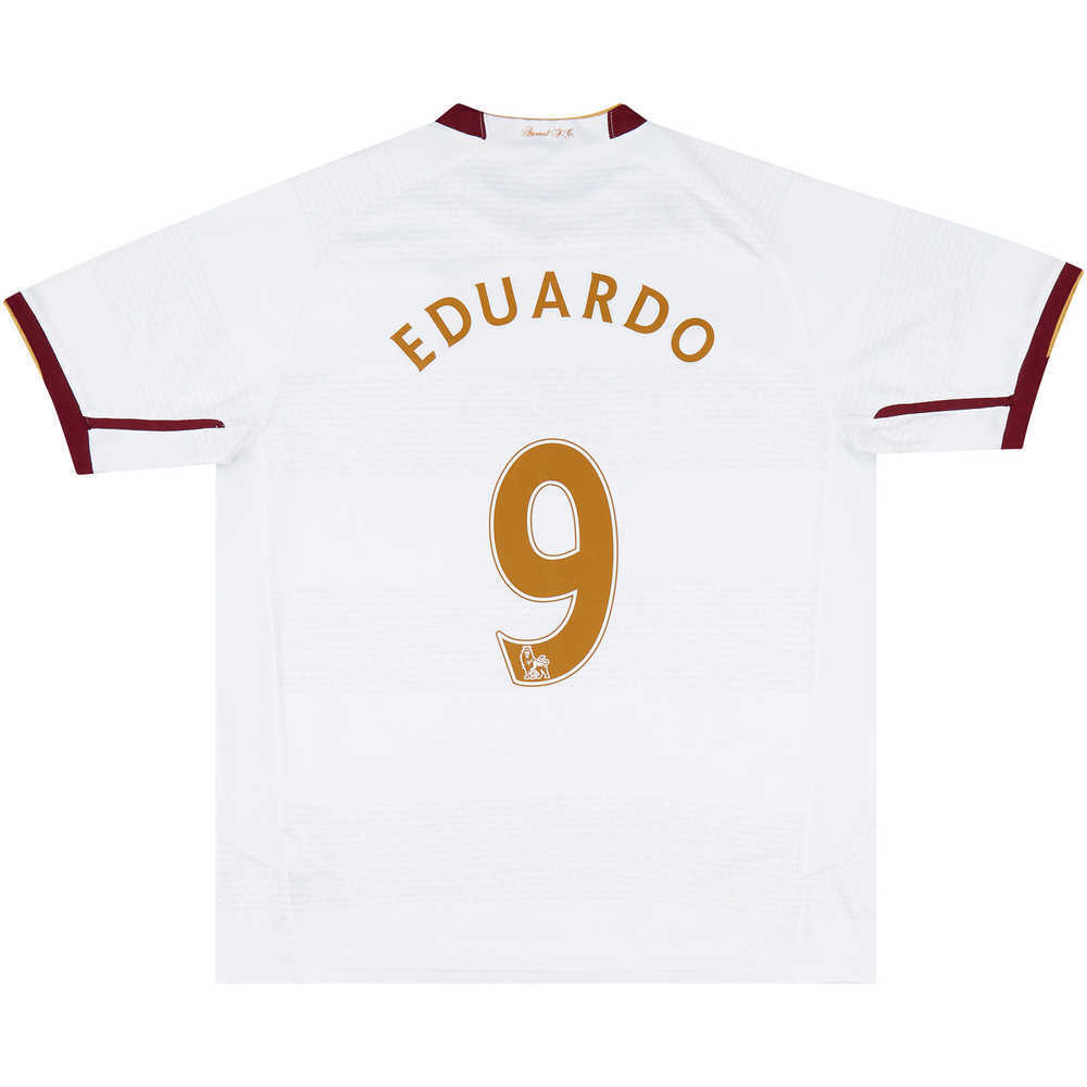 2007-08 Arsenal Away Shirt Eduardo #9 (Very Good) XL