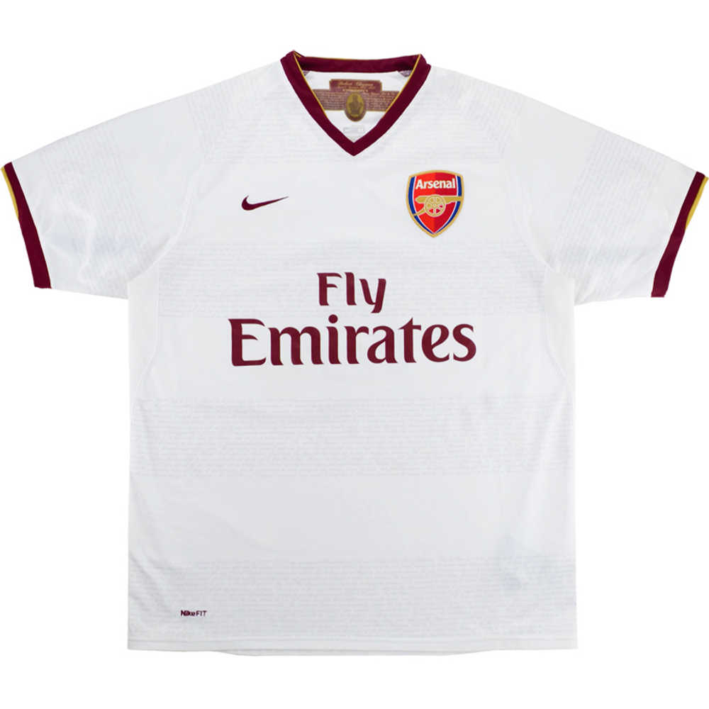 2007-08 Arsenal Away Shirt (Excellent) S