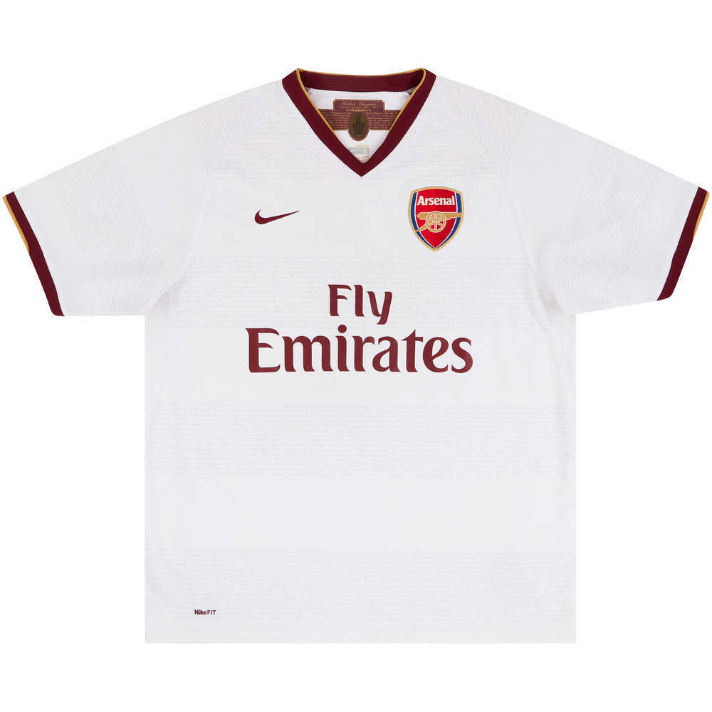 2007-08 Arsenal Away Shirt (Excellent) XL
