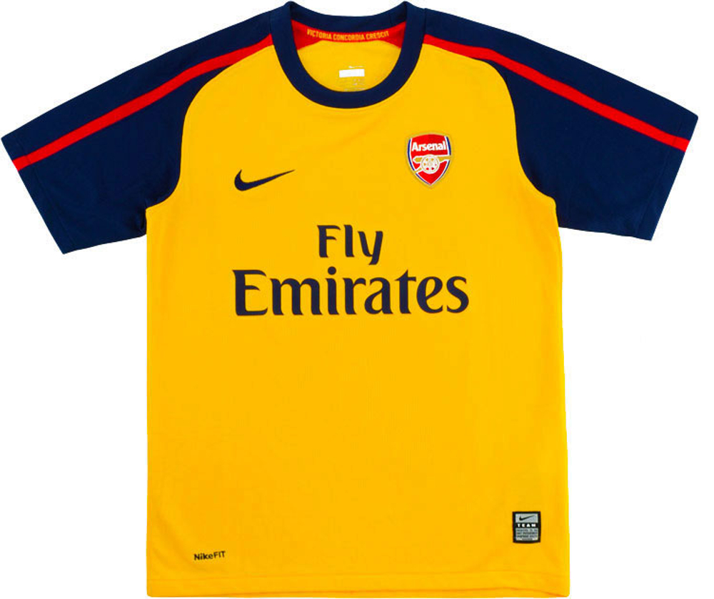 2008-09 Arsenal Away Shirt Fabregas #4 (Excellent) XL-Arsenal Names & Numbers Legends New Products