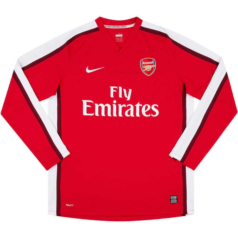 2008-10 Arsenal Home L/S Shirt (Excellent) XXL