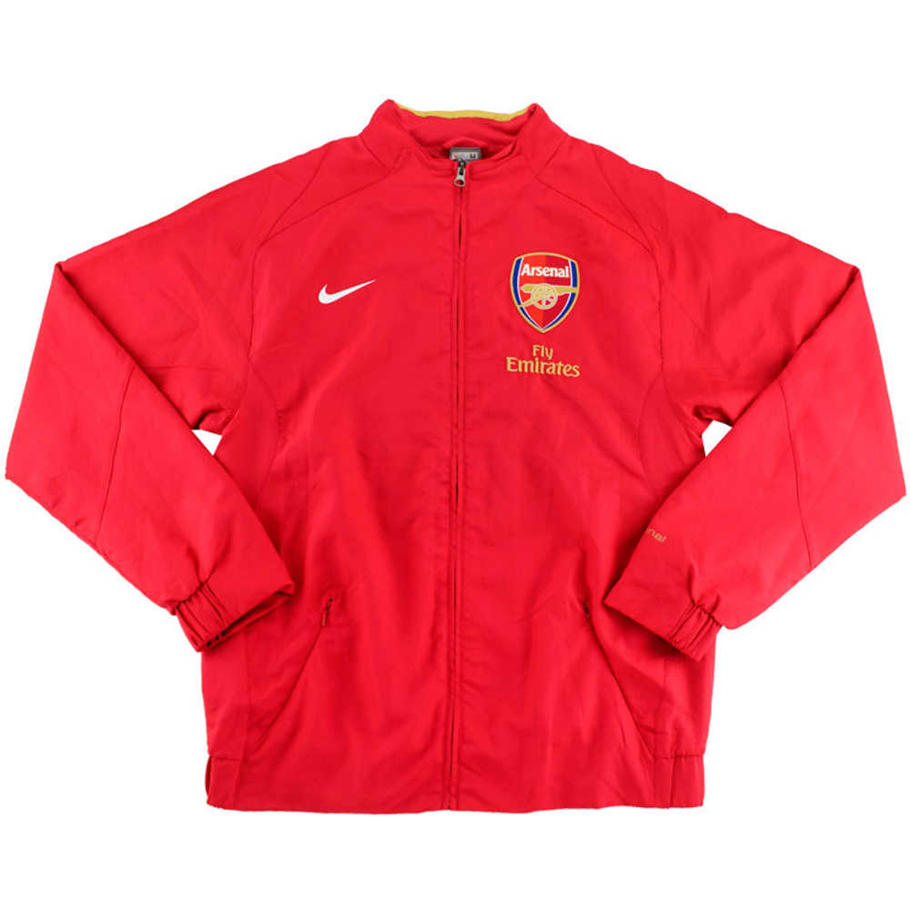 2008-09 Arsenal Nike Woven Training Jacket (Excellent) S