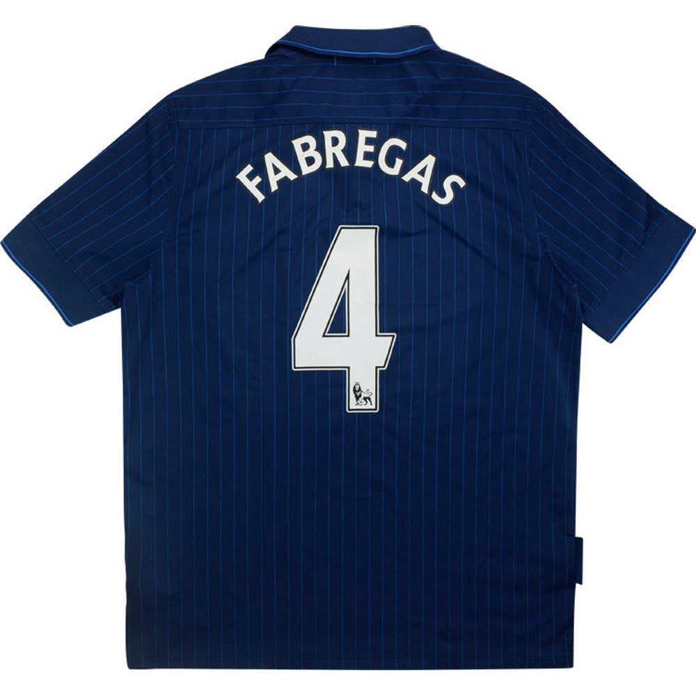 2009-10 Arsenal Away Shirt Fabregas #4 (Excellent) S