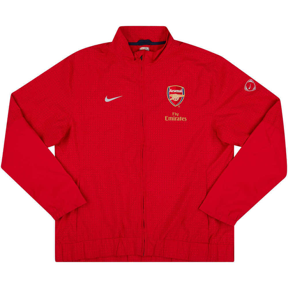 2009-10 Arsenal Nike Woven Warm-Up Jacket (Excellent) XXL