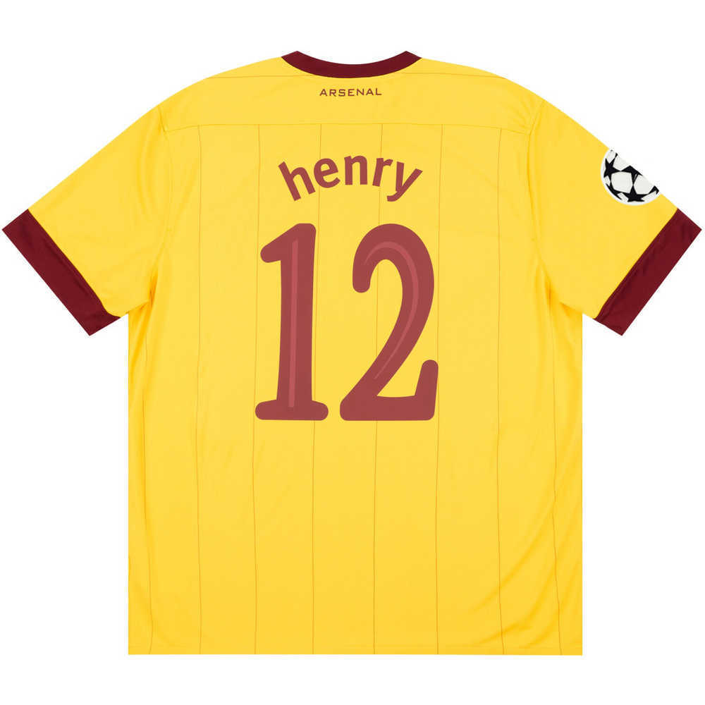 2010-13 Arsenal CL Away Shirt Henry #12 (Excellent) M