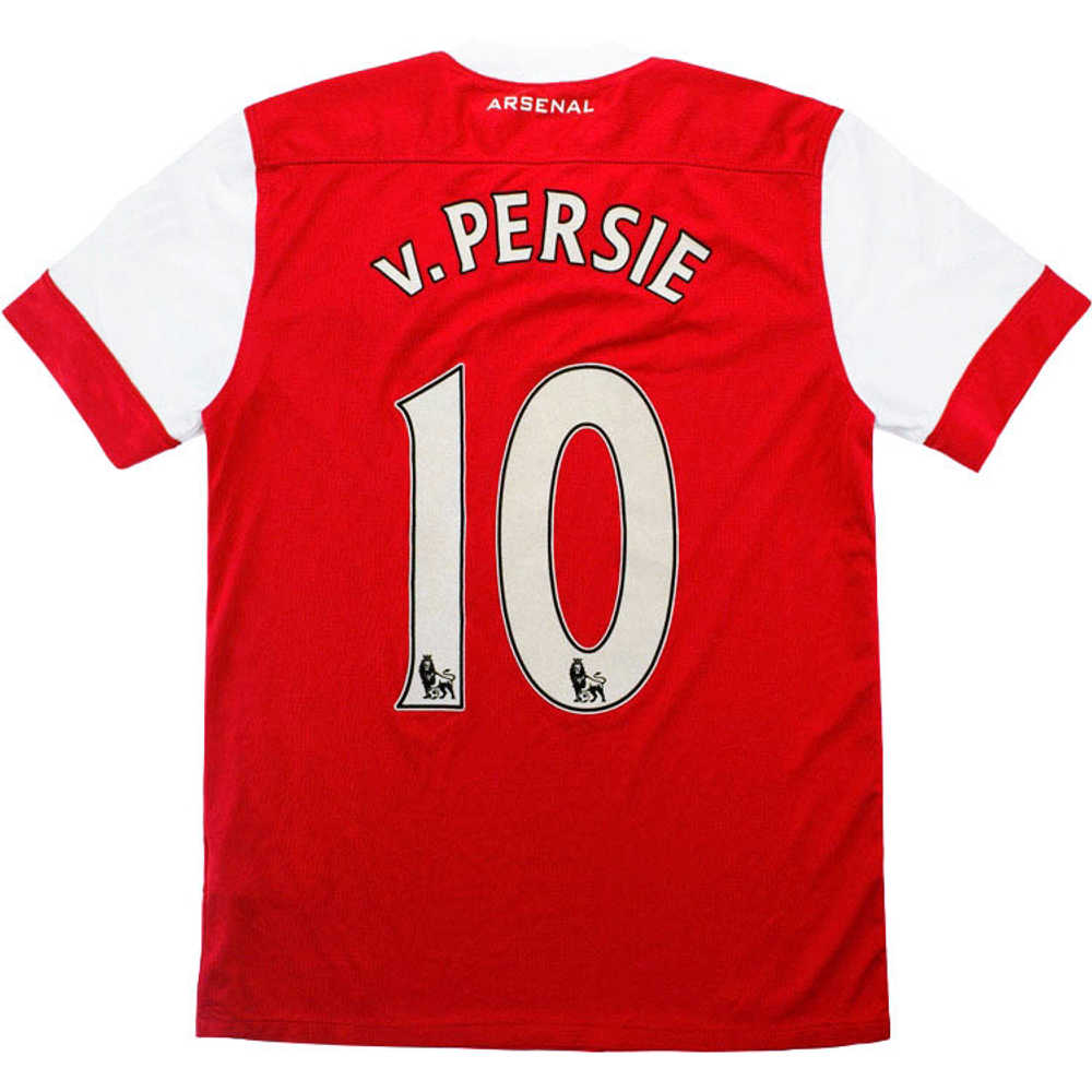 2010-11 Arsenal Home Shirt v.Persie #10 (Good) S